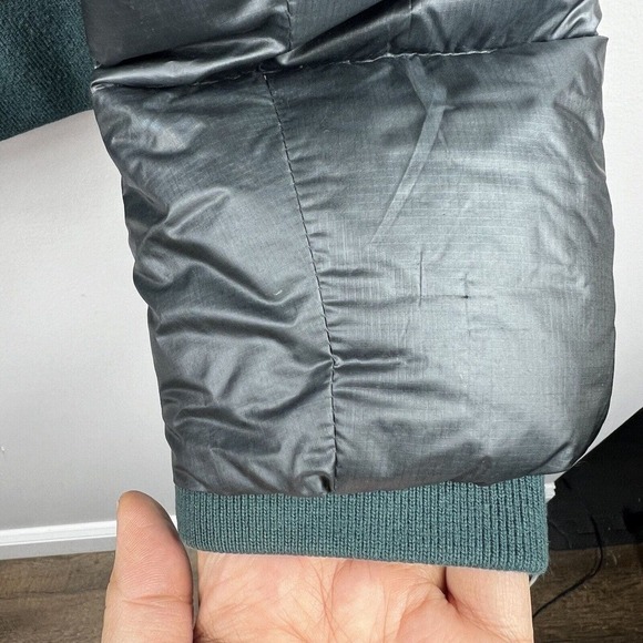 Ralph Lauren RLX Olive Green Puffer Jacket Size L Goose Down Quilted - Picture 14 of 16